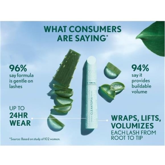 COVERGIRL Lash Blast Cleantopia Mascara, 800 Extreme Black, 0.32 fl oz - Picture 14 of 15